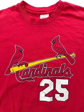 Vintage Mark McGwire St.Louis Cardinals T-Shirt Men’s L 70 HR Season USA Made
